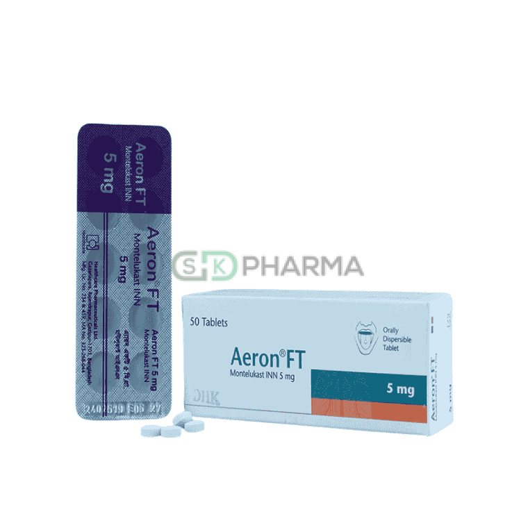 Aeron FT Tablet 5 mg (Montelukast Sodium)