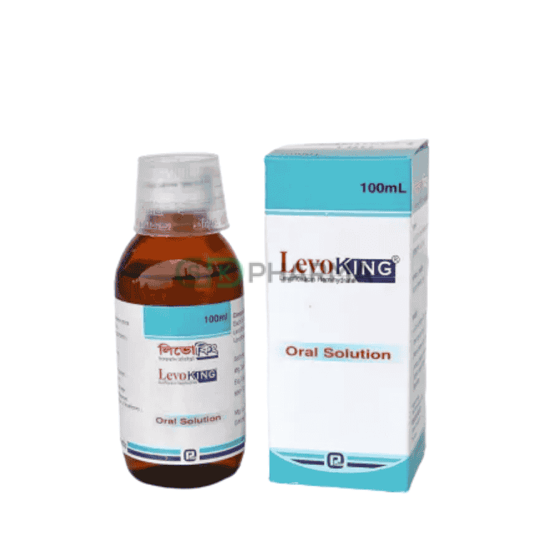 Levoking Oral Solution 125 mg/5 ml (Levofloxacin Hemihydrate)