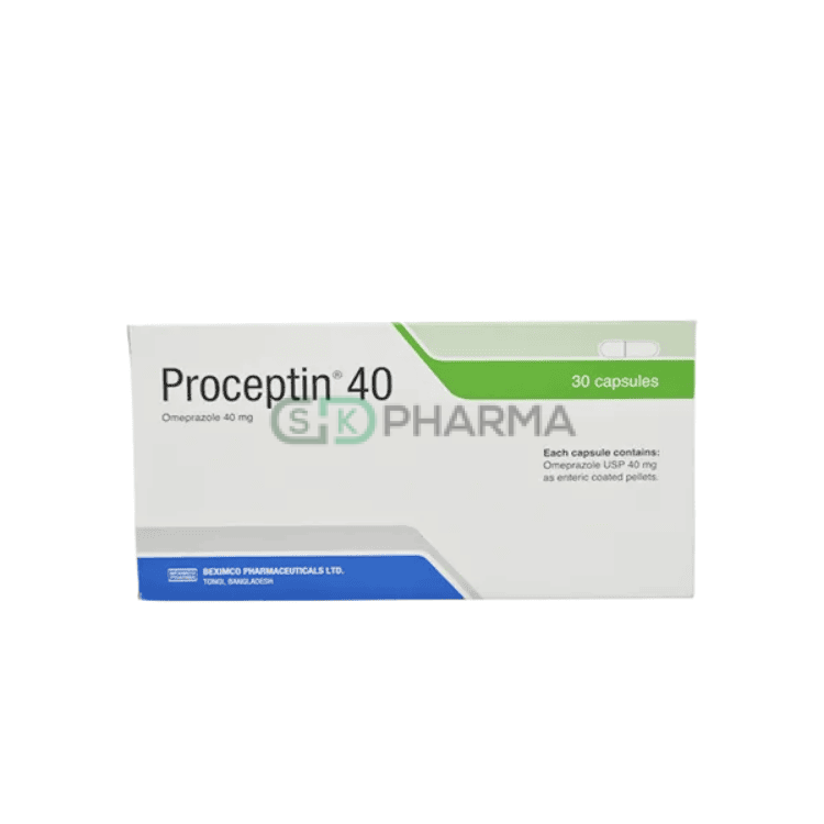 Proceptin Capsule 40 mg (Omeprazole)