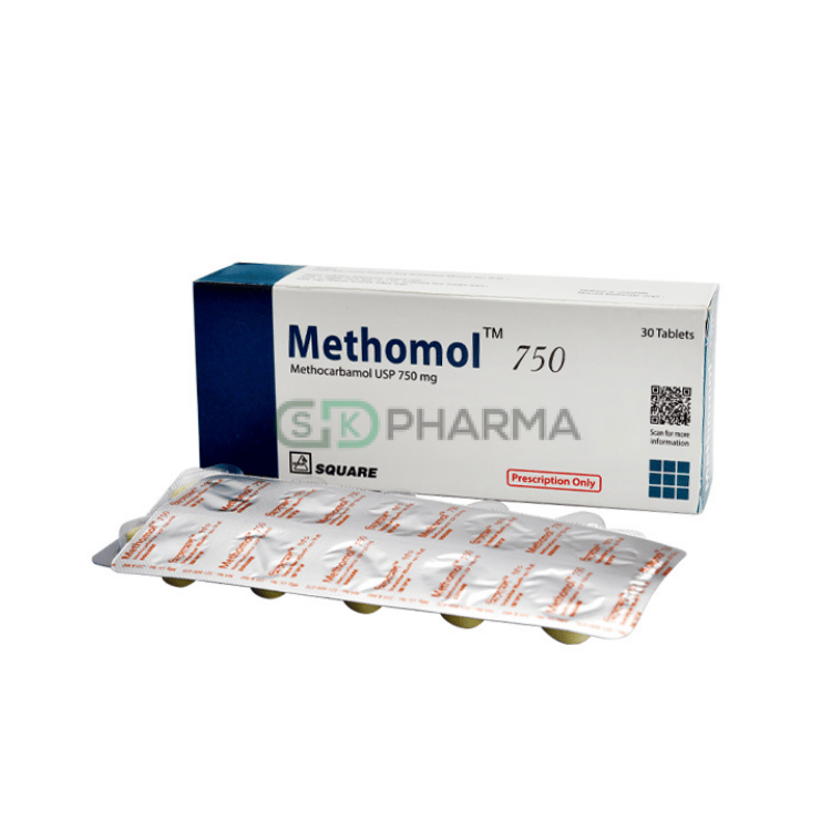 Methomol Tablet 750 mg (Methocarbamol)
