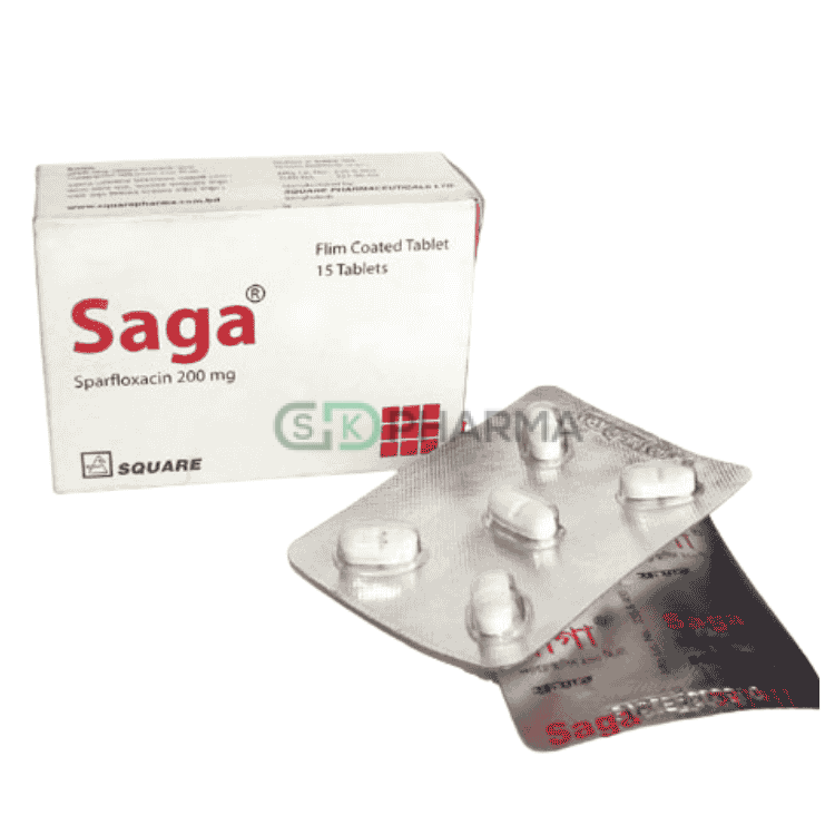 Saga Tablet 200 mg (Sparfloxacin)