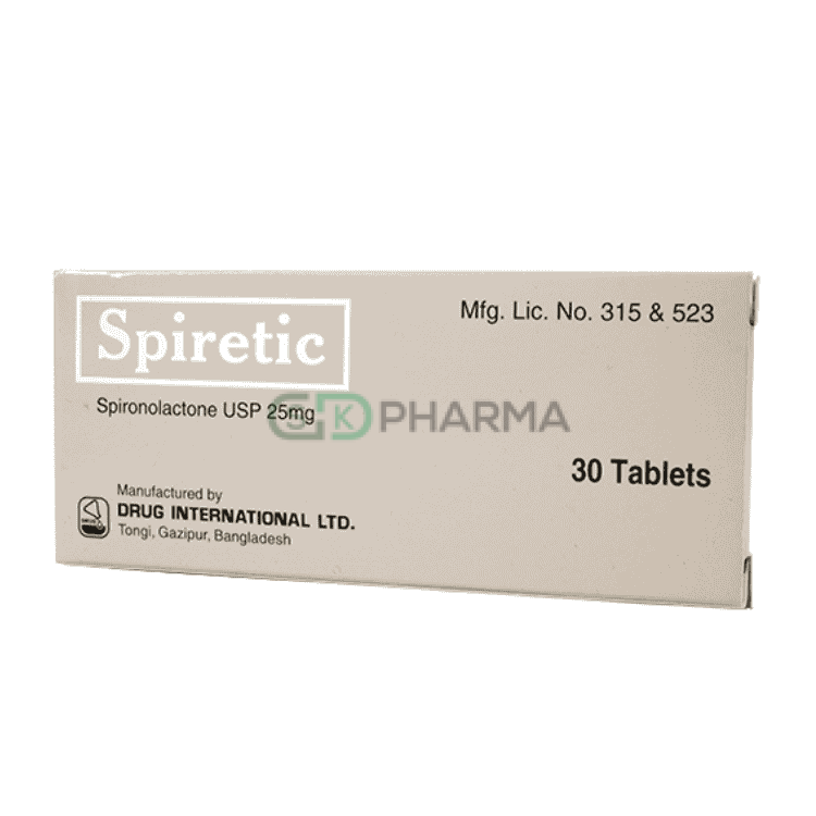 Spiretic Tablet 25 mg (Spironolactone)