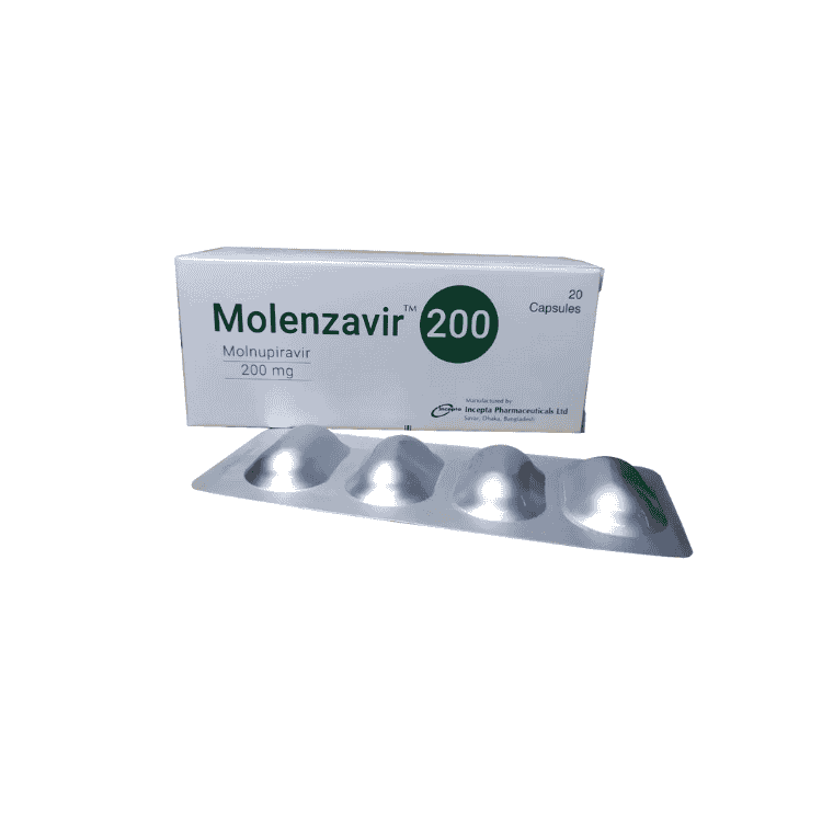 Molenzavir Capsule 200 mg (Molnupiravir)