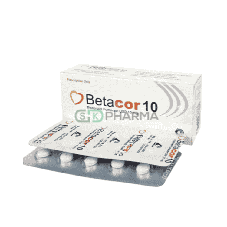 Betacor Tablet 10 mg (Bisoprolol Fumarate)