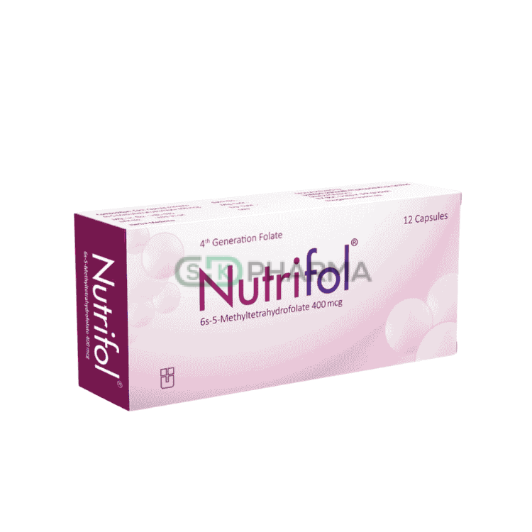 Nutrifol Capsule 400 mcg (6s-5-Methyltetrahydrofolate [Bio-Active Folate])