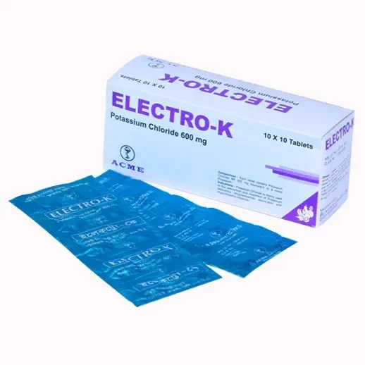 Electro-K Tablet (10 tablets Strip), Potassium Chloride 600 mg