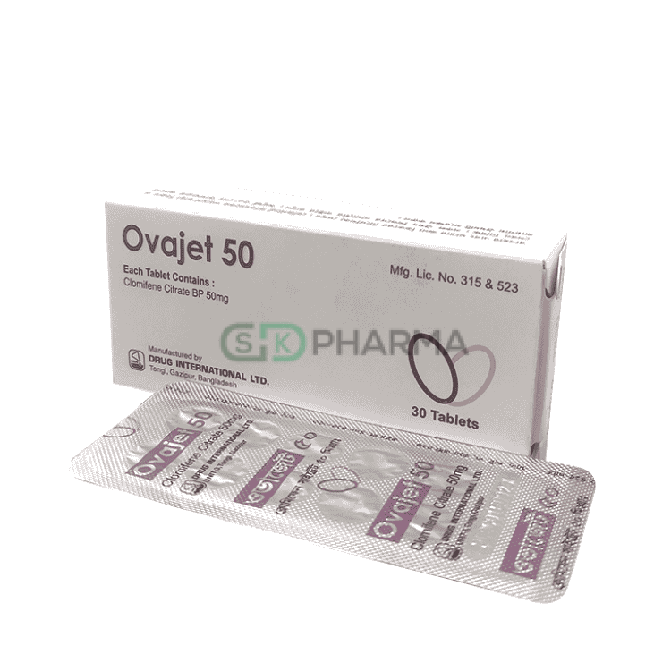 Ovajet Tablet 50 mg (Clomiphene Citrate)