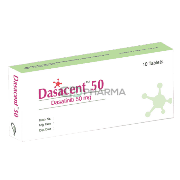 Dasacent Tablet 50 mg (Dasatinib)