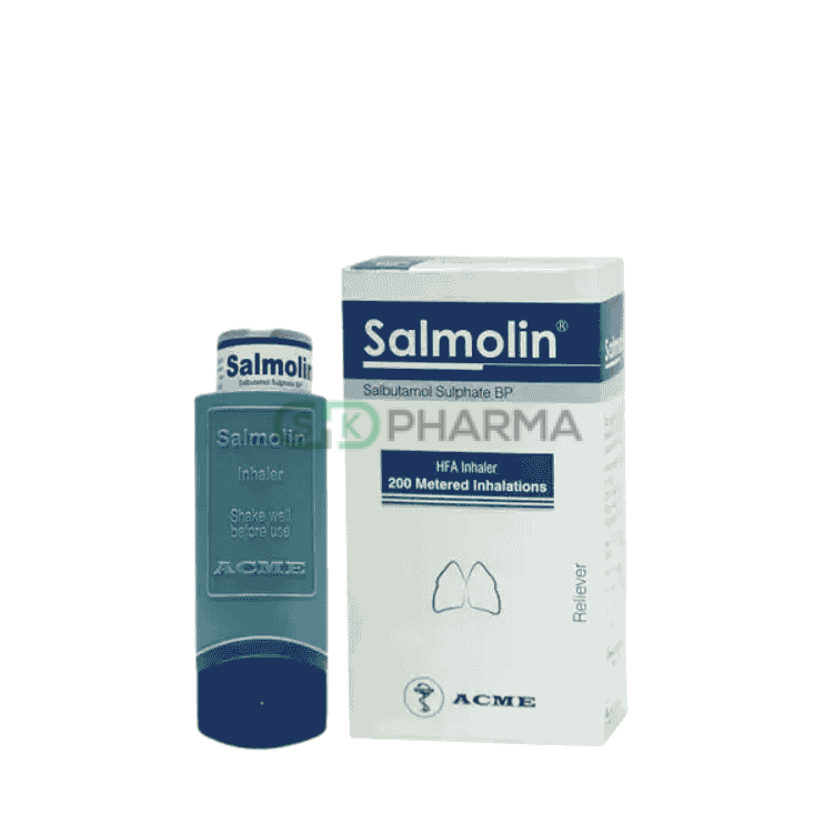 Salmolin Inhaler 100 mcg/puff (Salbutamol (Inhaler))