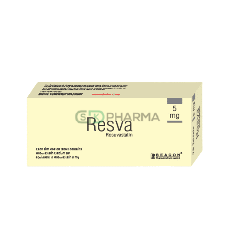 Resva Tablet 5 mg (Rosuvastatin Calcium)