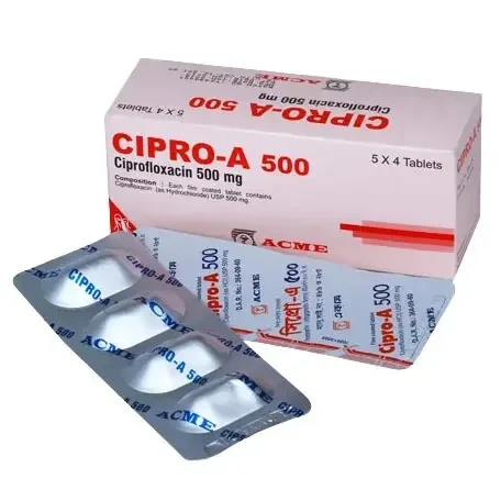 Cipro-A Tablet, Ciprofloxacin 500 mg