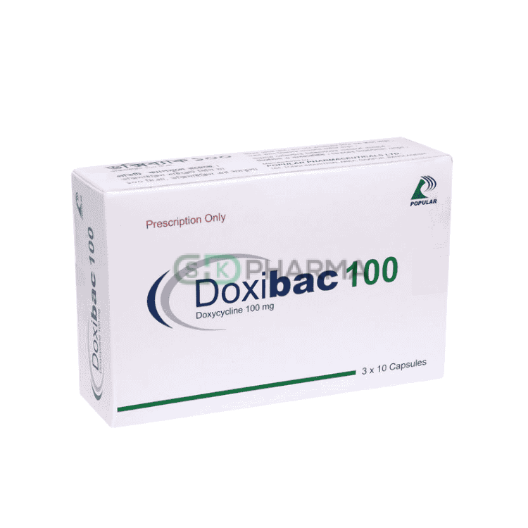 Doxibac Capsule 100 mg (Doxycycline Hydrochloride)