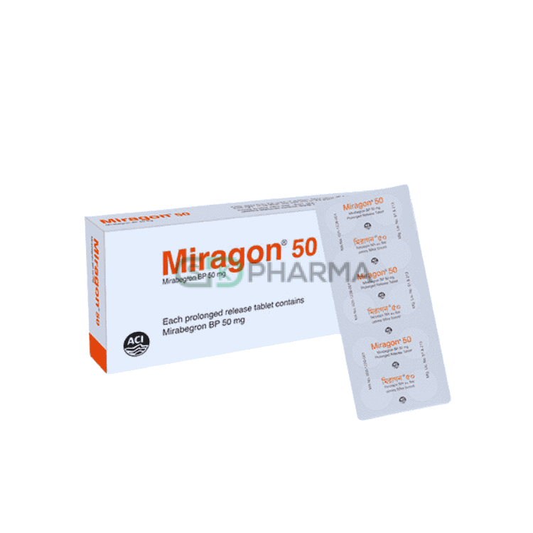Miragon Tablet 50 mg (Mirabegron)