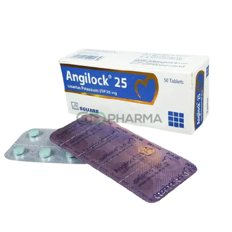 Angilock Tablet 25 mg (Losartan Potassium)