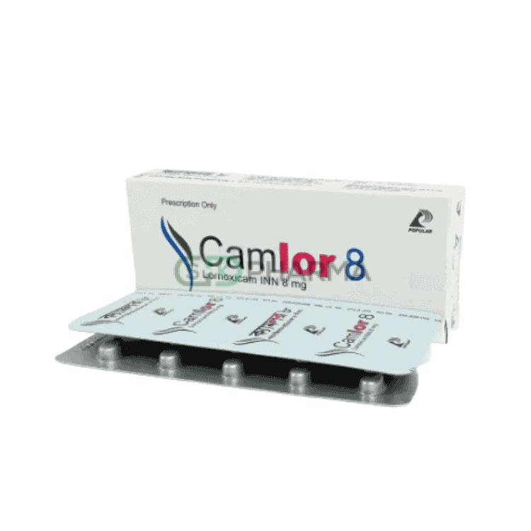 Camlor Tablet 8 mg (Lornoxicam)