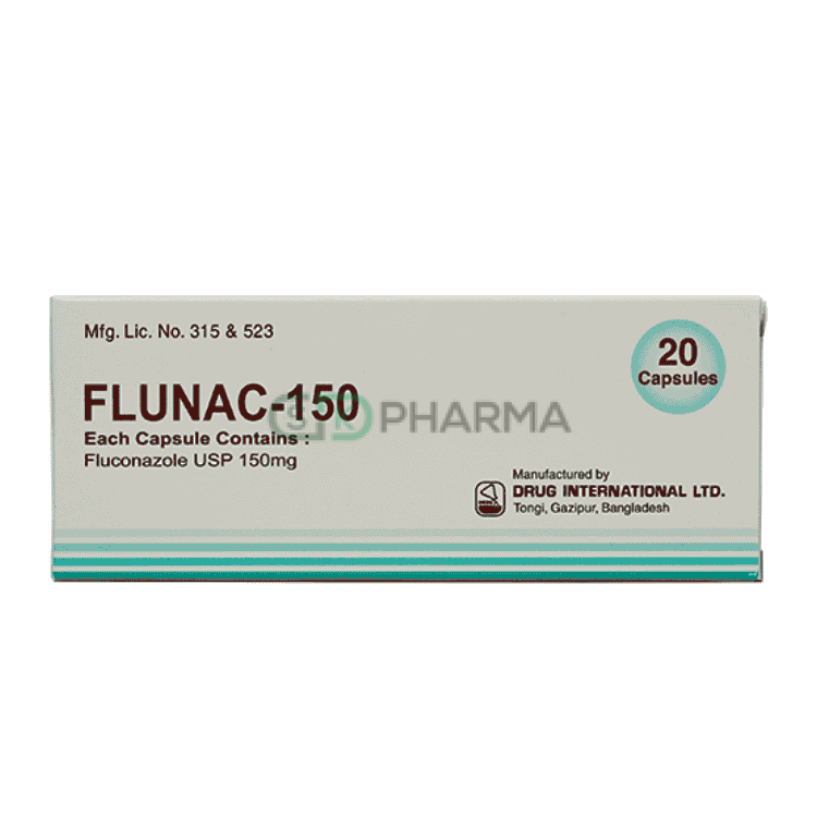 Flunac Capsule 150 mg (Fluconazole)