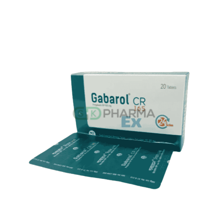 Gabarol CR Tablet 165 mg (Pregabalin)
