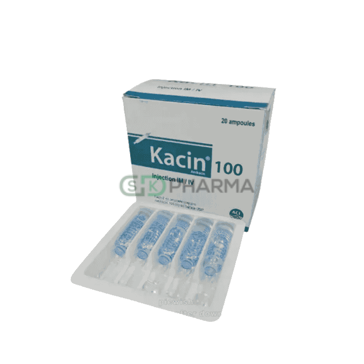 Kacin Injection 100 mg/2 ml (Amikacin)